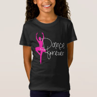 Hot Pink Dancer Silhouette Dance Forever