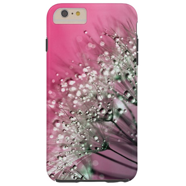 Hot Pink Dandelion Case-Mate iPhone Case (Back)