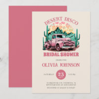 Hot Pink Desert Disco Bridal Shower