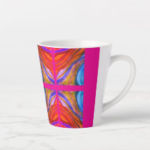 Hot Pink Desert Inspirations Latte Mug