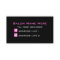 Hot Pink Diamond Bling MakeUp Artist Biz Cards