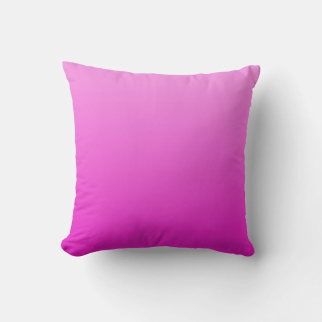 Hot Pink Dipped Modern Trendy Decor Cushion (Front)
