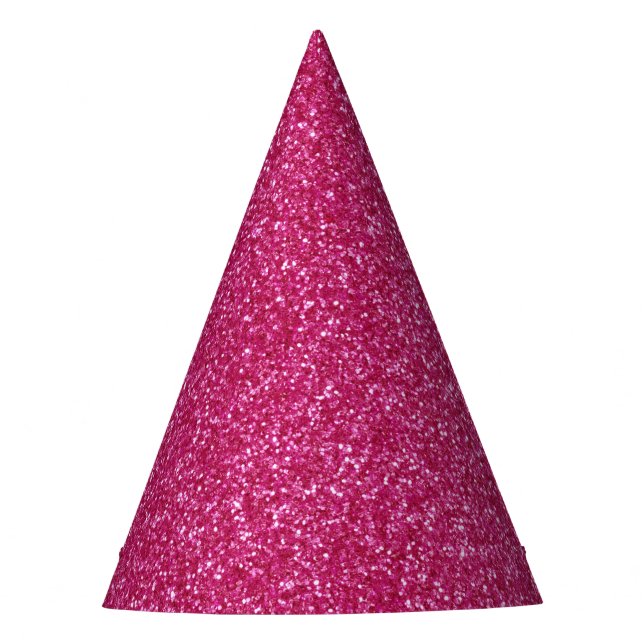 Hot Pink Doll Invite, Fashion Doll Party Party Hat (Front)