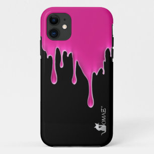 Hot Pink Drip iPhone 5 Cases