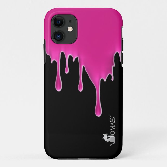 Hot Pink Drip iPhone 5 Cases (Back)