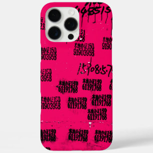 Hot Pink Exotic Hip One-of-a-kind iPhone 16 Pro Max Case