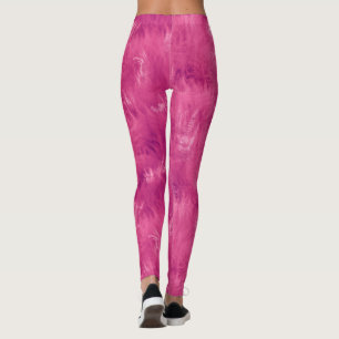 Hot Pink Faux Fur Leggings