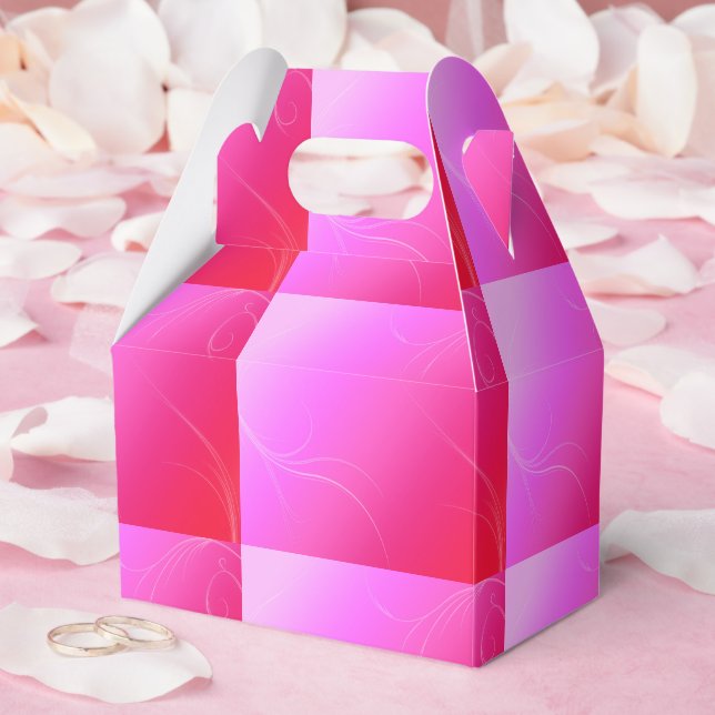 Hot Pink Favour Box (Wedding)