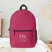 Hot Pink Feminine Typographic Girly Elegant