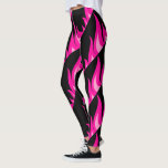 Hot pink fire flames workout fitness gym leggings<br><div class="desc">Hot pink fire flames workout fitness gym leggings. Trendy clothing for women and teen girls. Personalizable tights with black or custom colour background. Fully printed pants for fashion shoot, workout, gymnastics, dance, gym, fitness, yoga, costume party, cheerleading, running and other sports. Make your own unique outfit. Add your own name,...</div>