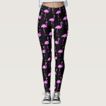 Hot pink flamingo bird print yoga and workout leggings<br><div class="desc">Cute hot neon pink flamingo bird pattern leggings. Casual sports clothing for women and teen girls. Personalized tights with custom background color. Make your own custom printed pants for popular sports, school, workout, gymnastics, dance, gym, fitness, practice, training, yoga, jogging, figure skating, cheer leading, aerobics, ballet, tennis, softball, running, basketball,...</div>