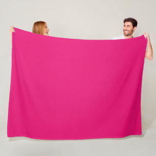 Hot Pink fleece blanket