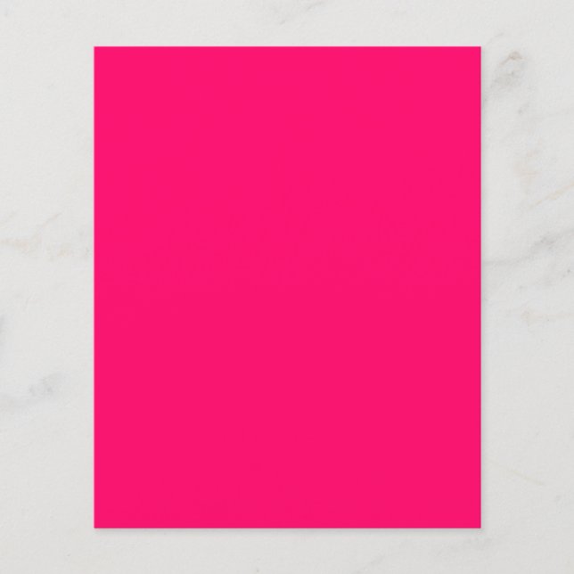 Hot Pink Flyer (Front)