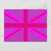Hot Pink Fuchsia Union Jack Decor