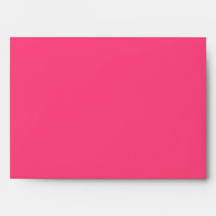 Hot Pink Girly Damask Envelope