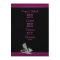 Hot Pink Glitter High Heels Menu Cards