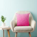 Hot pink Gradient Geometric Mesh Pattern Cushion<br><div class="desc">Elegant and cool Triangle geometric mesh with hot pink gradient for ladies.
pink,  hot pink,  mesh,  triangles,  pattern,  bright,   geometric,  cool,  pink mesh,  
gradient, 

geometry,  colourful,  colourful,  ,  pink geometric,  triangle</div>