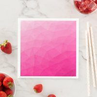 Hot pink Gradient Geometric Mesh Pattern