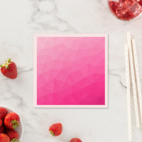 Hot pink Gradient Geometric Mesh Pattern