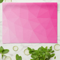 Hot pink Gradient Geometric Mesh Pattern