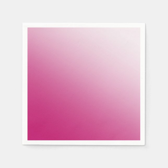 Hot Pink Gradient Napkin (Front)