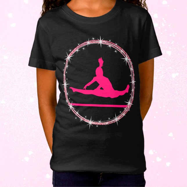 Hot Pink Gymnast Twinkle Gymnastics T-Shirt (Creator Uploaded)