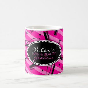 Hot Pink Hair & Beauty Coffee Mug