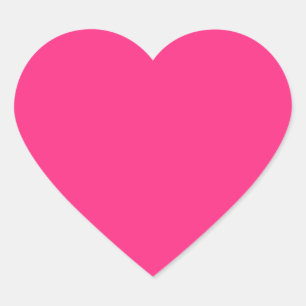 Hot Pink Heart Sticker