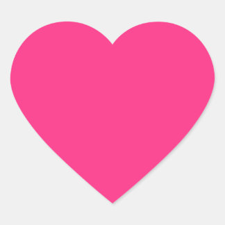 Hot Pink Heart Sticker