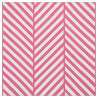 Hot Pink Herringbone Large Scale Fabric