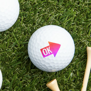 Hot Pink Impact Arrow ゴルフボール Golf Balls