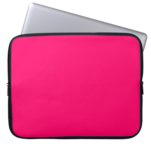 Hot Pink Laptop Sleeve (Front)