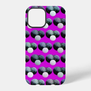 Hot Pink Lawn Bowls Pattern, iPhone 12 Pro Case