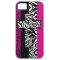 Hot Pink Leopard and Zebra Animal Print with Cross
