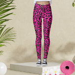 Hot Pink Leopard Animal Print<br><div class="desc">Hot Pink Animal leopard print Leggings are a bold and fashionable choice with a vivid green background and an intricate leopard print pattern. The unique combination of the striking Shocking Pink colour and the classic leopard print creates a captivating fusion of modern and animalistic aesthetics. These leggings are versatile, suitable...</div>