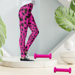 Hot Pink Leopard Safari Print Leggings<br><div class="desc">Hot Pink Safari leopard print leggings are a bold and fashionable choice with a vivid Hot Pink background and an intricate leopard print pattern. The unique combination of the striking Hot Pink colour and the classic leopard print creates a captivating fusion of modern and animalistic aesthetics. These leggings are versatile,...</div>