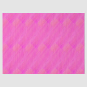 Hot Pink & Light Orange Geometric Tissue Paper
