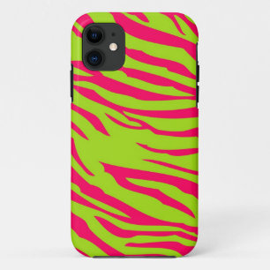 Hot Pink Lime Zebra Mate ID™ iPhone 5 Case