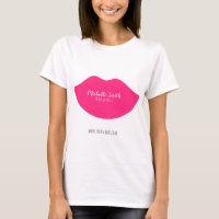Hot Pink lips design Make-up artist