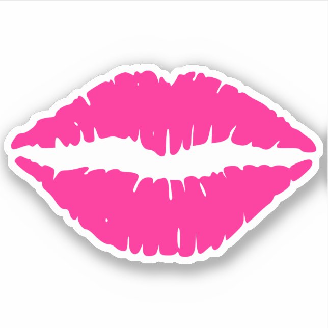 Hot Pink Lips Kiss (Front)