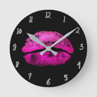 Hot Pink Lips Lipstick Kiss Glamour Glam Chic