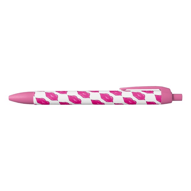 Hot Pink Lips Writing Pen (Top)