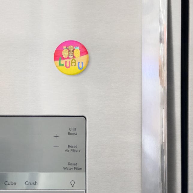 Hot Pink Luau Magnet (In Situ (Fridge))