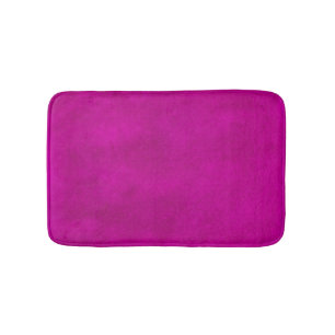 Hot Pink Magenta Watercolor Wash Bath Mat