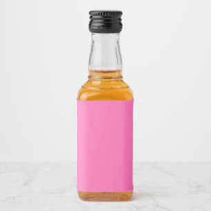 Hot Pink Mini Liquor Bottle Label