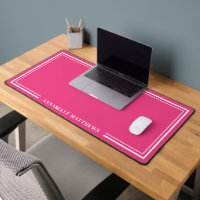 Hot Pink Minimalist Monogram
