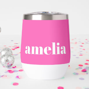Hot Pink Monogram
