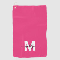 Hot Pink Monogram