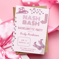 Hot Pink Nash Bash Nashville Bachelorette Party