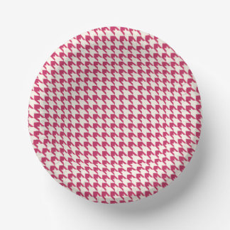 Hot Pink Paper Plate